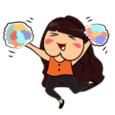 Cute Asian Girl sticker #15601685