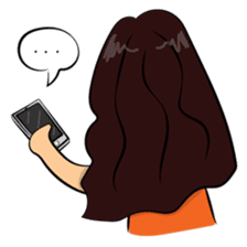 Cute Asian Girl sticker #15601688