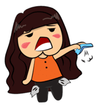 Cute Asian Girl sticker #15601690