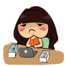 Cute Asian Girl sticker #15601695