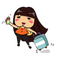 Cute Asian Girl sticker #15601702