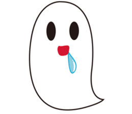 The foodahoilc of little ghost sticker #15601874