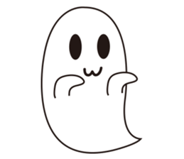 The foodahoilc of little ghost sticker #15601876