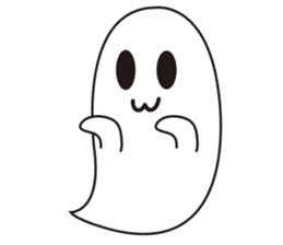 The foodahoilc of little ghost sticker #15601877