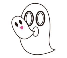 The foodahoilc of little ghost sticker #15601881