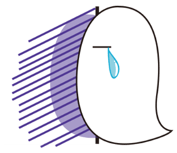 The foodahoilc of little ghost sticker #15601890