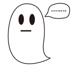 The foodahoilc of little ghost sticker #15601891