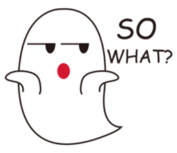 The foodahoilc of little ghost sticker #15601894