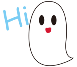 The foodahoilc of little ghost sticker #15601899
