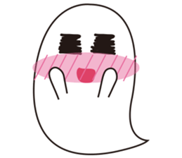 The foodahoilc of little ghost sticker #15601903