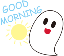 The foodahoilc of little ghost sticker #15601906