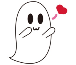 The foodahoilc of little ghost sticker #15601907