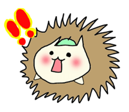 Hedgehog taro-chan In Hiroshima sticker #15601914