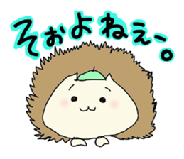 Hedgehog taro-chan In Hiroshima sticker #15601924
