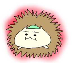 Hedgehog taro-chan In Hiroshima sticker #15601926