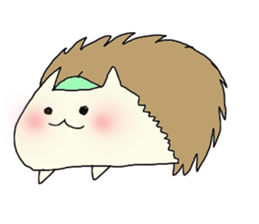 Hedgehog taro-chan In Hiroshima sticker #15601927