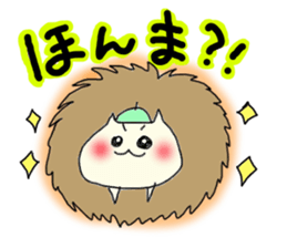 Hedgehog taro-chan In Hiroshima sticker #15601929