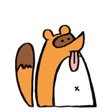 tanuki sometimes fox sticker #15602028