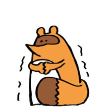 tanuki sometimes fox sticker #15602036