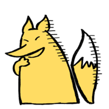 tanuki sometimes fox sticker #15602037