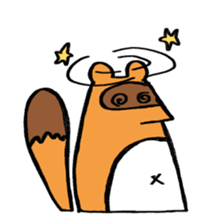 tanuki sometimes fox sticker #15602044