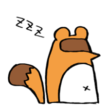 tanuki sometimes fox sticker #15602051