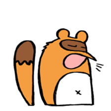 tanuki sometimes fox sticker #15602052