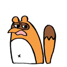 tanuki sometimes fox sticker #15602055