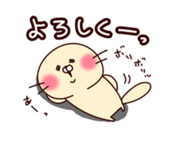 A moving loose sea otter stocker sticker #15602160