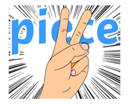 The HAND animation sticker #15602365