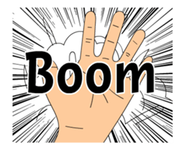 The HAND animation sticker #15602370