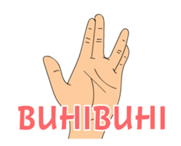 The HAND animation sticker #15602381