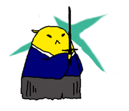 kotori samurai sticker #15602603