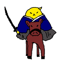 kotori samurai sticker #15602606