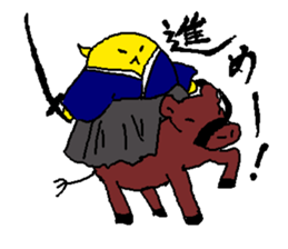 kotori samurai sticker #15602607