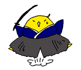 kotori samurai sticker #15602608