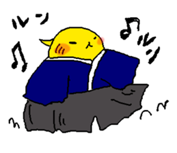 kotori samurai sticker #15602626