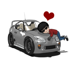 High-speed cruising car sticker #15602677