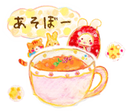 sleeping bag Rabbit sticker #15602735