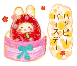 sleeping bag Rabbit sticker #15602740