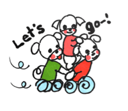 maltese dog sticker #15602798