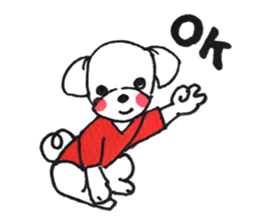 maltese dog sticker #15602801