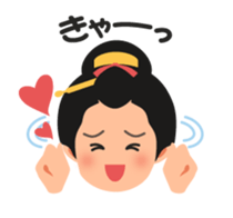 Chaya(tea shop) Girl with text sticker #15602938