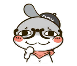 Hello ! I'm Gabun sticker #15603043