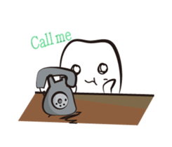 Funny Tooth everyday sticker #15603146