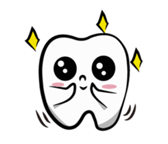 Funny Tooth everyday sticker #15603148