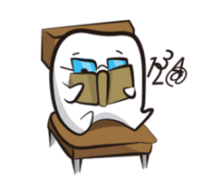 Funny Tooth everyday sticker #15603150