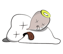 Funny Tooth everyday sticker #15603154