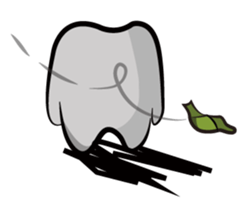 Funny Tooth everyday sticker #15603156