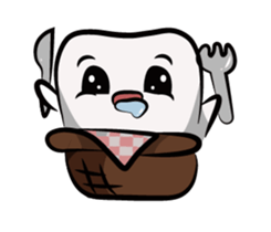 Funny Tooth everyday sticker #15603157